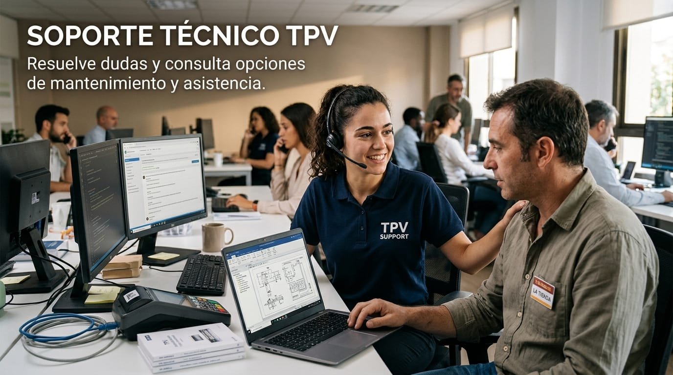 Equipo TPV y periféricos para instalación